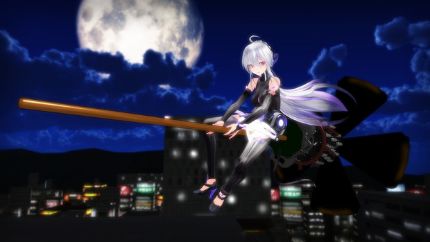 ハクお姉ちゃんが Mmd魔女宅ポーズ選手権 と聞いてッ Teru さんのイラスト ニコニコ静画 イラスト