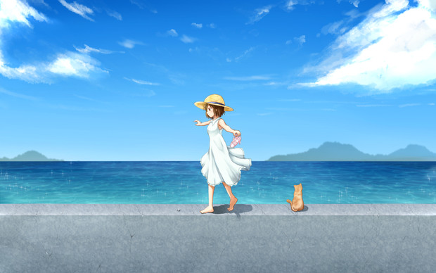 海辺に雪歩 真導竜斗 さんのイラスト ニコニコ静画 イラスト