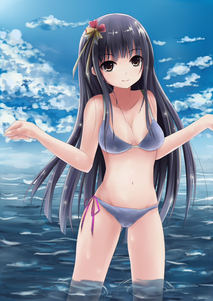 夏の水着と海 Yatumi さんのイラスト ニコニコ静画 イラスト