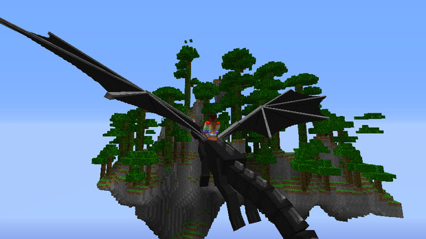 【minecraft】エンドラにのって何処までも【Dragon Mounts】