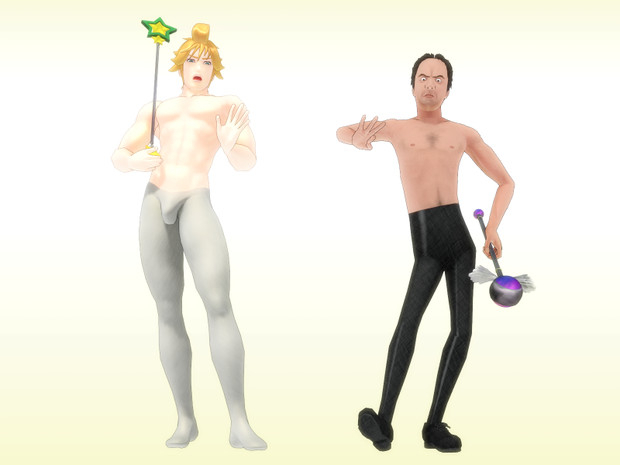 Mmd 東大寺南大門風ポーズ メルヘン系 オヨヨ さんのイラスト ニコニコ静画 イラスト