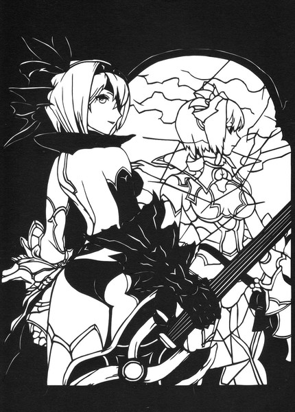 ジャンヌ ダルク Lov 切り絵 たかっしーだっしー さんのイラスト ニコニコ静画 イラスト