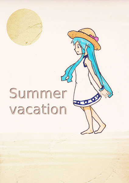 落ち着いた雰囲気のイカ娘描いてみた 曲理刹那 さんのイラスト ニコニコ静画 イラスト