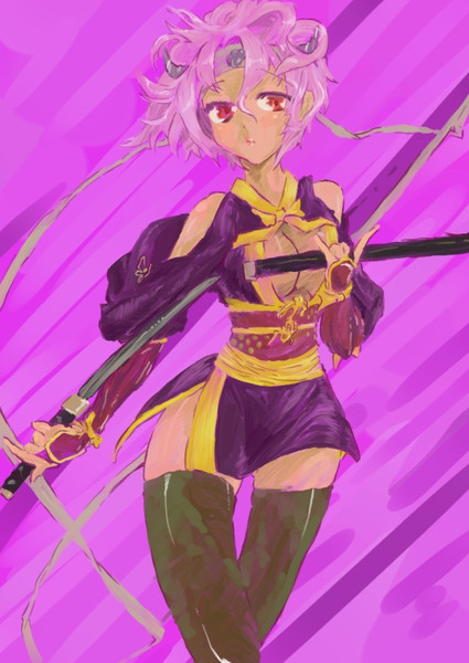 戦国武将姫muramasa ニンジャの娘 名前は知らん 他カード強化の為とっくに餌になった えるまあ さんのイラスト ニコニコ静画 イラスト