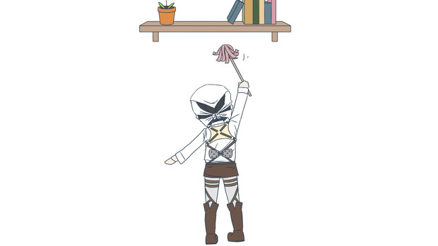 リヴァイ兵長 눈 눈 ハタキたい えぬじん さんのイラスト ニコニコ静画 イラスト