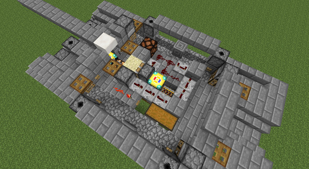 Minecraft 低車高試作戦車 砲内部 Mobuszero さんのイラスト ニコニコ静画 イラスト