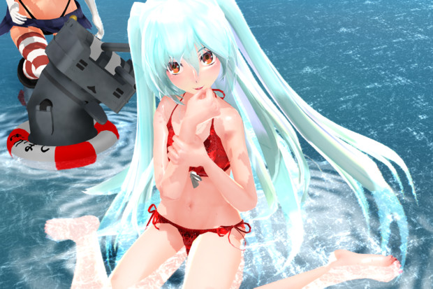水着姿 ジキセ さんのイラスト ニコニコ静画 イラスト