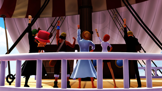 Mmdワンピ もう一度仲間と呼んでくれますか かんり しりむねｐ さんのイラスト ニコニコ静画 イラスト