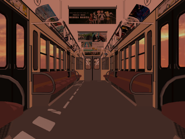 Kasword 電車 イラスト 車内