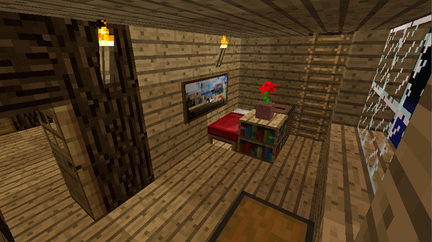 Minecraft 簡単家作り 家中 ユーシャにけ さんのイラスト ニコニコ静画 イラスト