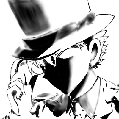 怪盗キッド 影絵 優 生主 さんのイラスト ニコニコ静画 イラスト