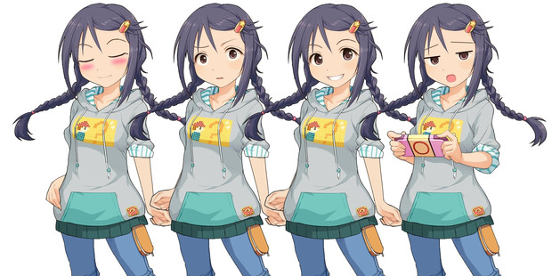 立ち絵ﾓﾄﾞｷ 三好紗南 モバマス 藻p さんのイラスト ニコニコ静画 イラスト