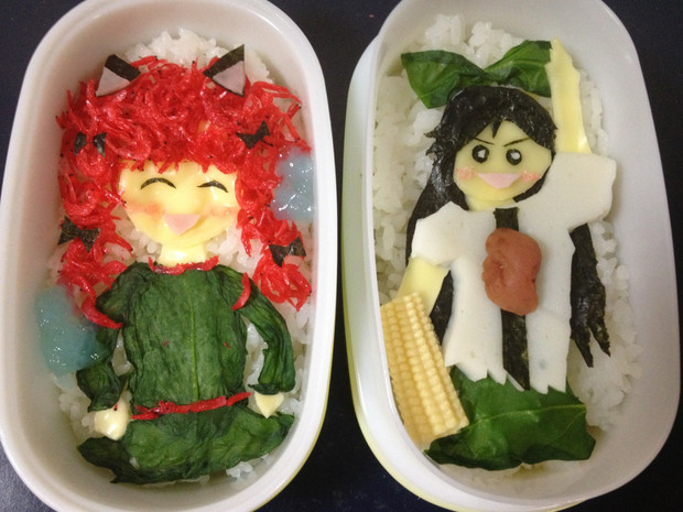 お燐お空キャラ弁当 たびのしおり さんのイラスト ニコニコ静画 イラスト