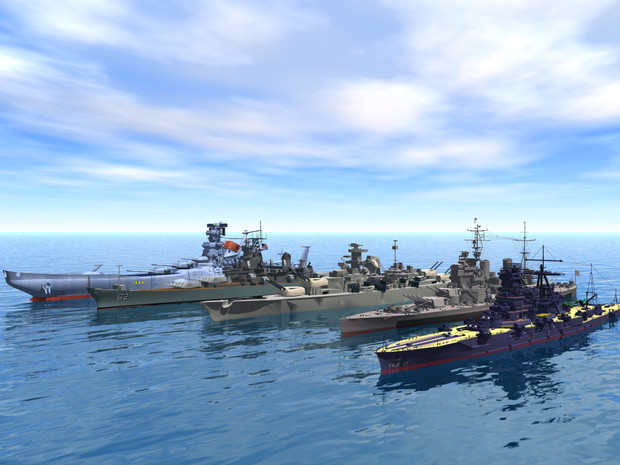 戦艦詰め合わせ 橘拳四郎 さんのイラスト ニコニコ静画 イラスト