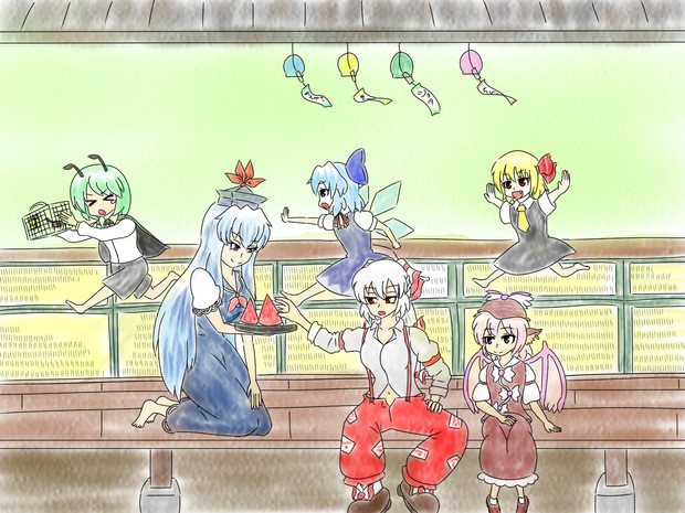 寺子屋の夏 アラクレ さんのイラスト ニコニコ静画 イラスト
