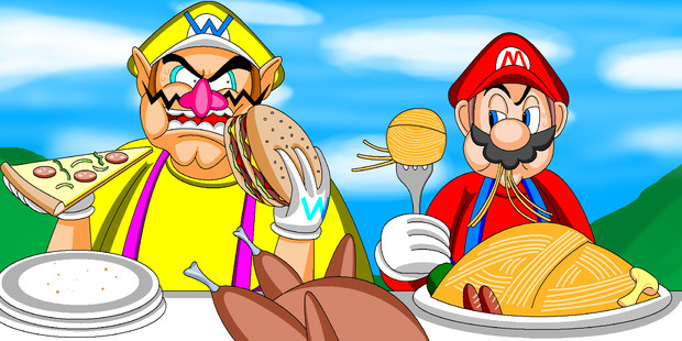 大食い対決 Allansinho01 さんのイラスト ニコニコ静画 イラスト