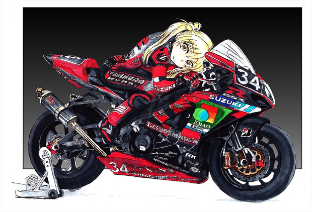 Yoshimura Suzuki Gsx R1000 西宮真琴 さんのイラスト ニコニコ静画 イラスト