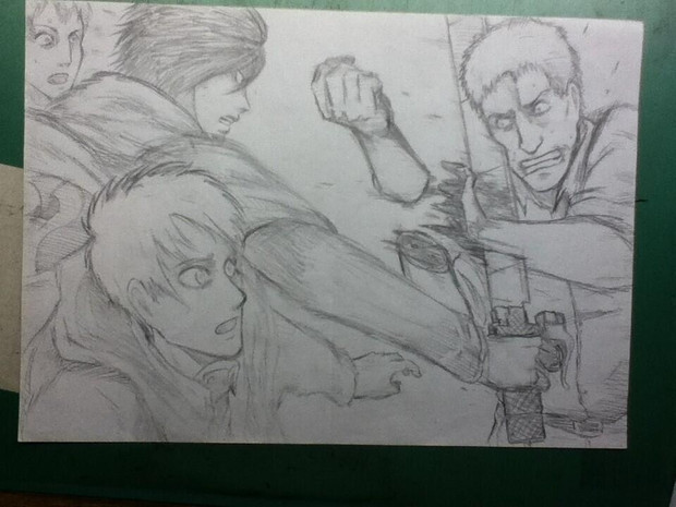 進撃の巨人 １０巻模写 アトリシモスカ さんのイラスト ニコニコ静画 イラスト