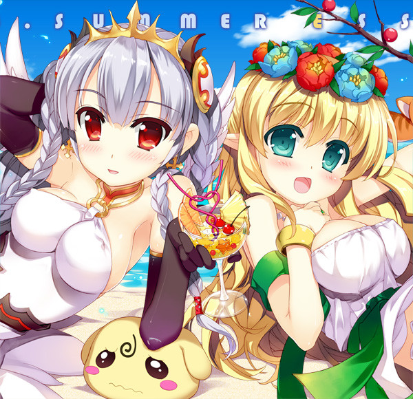 ヴァルキリーとフレイヤ 女神の休息タオル 藤真拓哉 うまぴょい さんのイラスト ニコニコ静画 イラスト