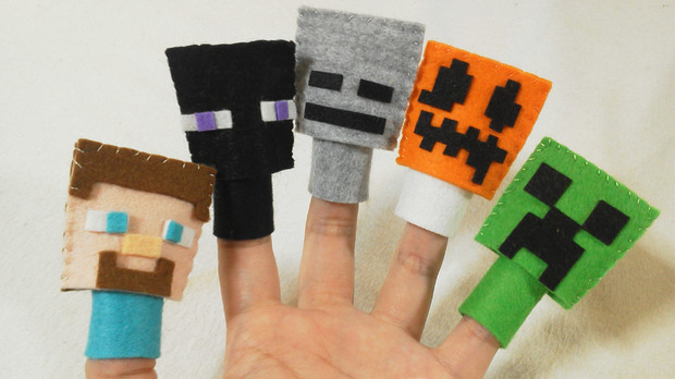 Minecraftで指人形 ミツ さんのイラスト ニコニコ静画 イラスト