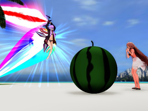 夏だ ウェミダー スイカ割りじゃァァァァァァァァァァア 鯛焼鬼 さんのイラスト ニコニコ静画 イラスト