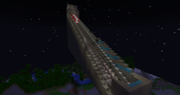 Minecraft インクラインorケーブルカー装置 スティーブ峰蔵 さんのイラスト ニコニコ静画 イラスト