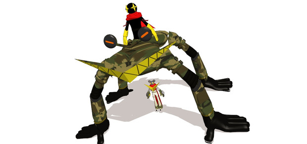 ｍｍｄ シャドウ陽介 ジライヤモデル Kuma8 さんのイラスト ニコニコ静画 イラスト