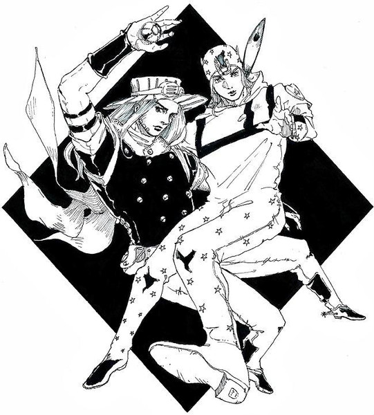 ジャイロ ジョニィ たーけん さんのイラスト ニコニコ静画 イラスト