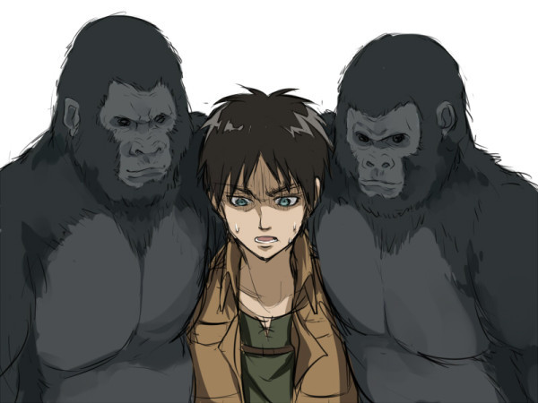 両手にはゴリラ 真琉樹 さんのイラスト ニコニコ静画 イラスト