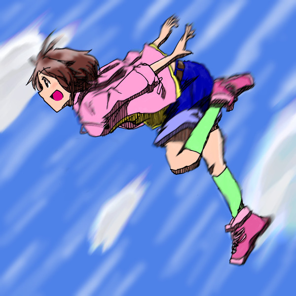 飛んでるよーーーーー みやりゅー さんのイラスト ニコニコ静画 イラスト