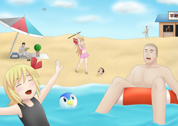 便乗兄妹 ニコニコ静画 イラスト