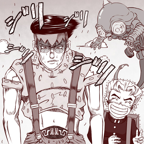 露伴先生と康一の夏 森の妖精 さんのイラスト ニコニコ静画 イラスト