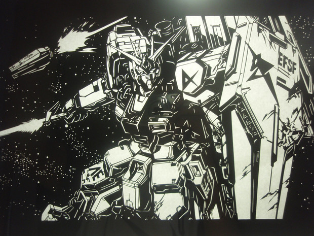 切り絵 ガンダム切ってみたー まっく さんのイラスト ニコニコ静画 イラスト