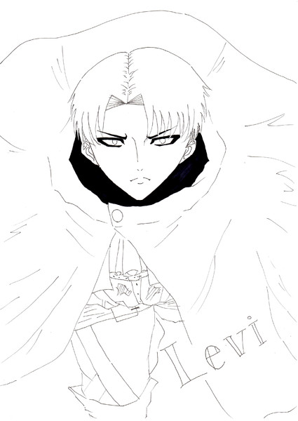 リヴァイ兵長 線画 でもないけど あやね さんのイラスト ニコニコ静画 イラスト