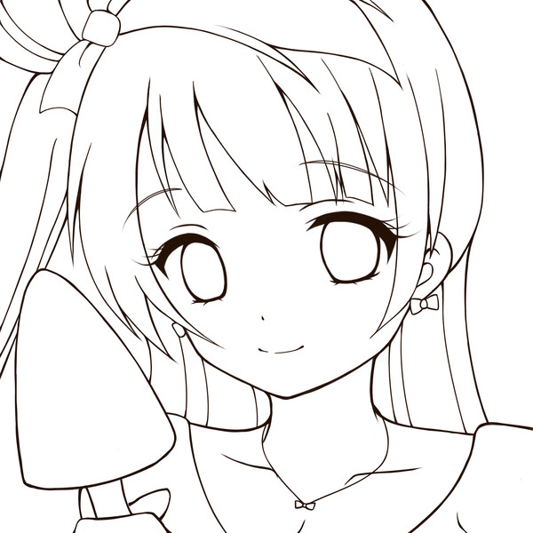 ことりちゃん線画 ありりあ さんのイラスト ニコニコ静画 イラスト