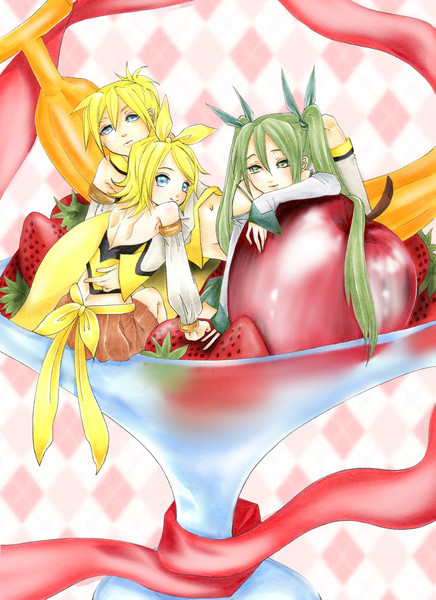 フルーツ盛り合わせ Ark さんのイラスト ニコニコ静画 イラスト