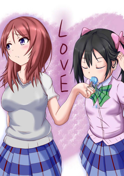 ラブライブ 西木野真姫 穂乃果 ハート缶バッジ ミニ色紙 カード ペアイラスト 西木野真姫 ハート缶バッジ ラブライブ cafe party μ's お台場