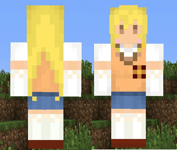 Minecraft 食蜂操祈さんスキン サフィリン と 白いゆかりさん さんのイラスト ニコニコ静画 イラスト