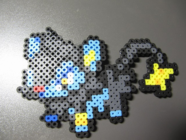 アイロンビーズで全ポケモンを作ってやんよno ４０４ ルクシオ ぎぬ さんのイラスト ニコニコ静画 イラスト