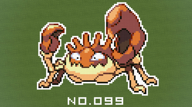 マイクラ ポケモン図鑑no 099 ドット絵 のむちょん さんのイラスト ニコニコ静画 イラスト