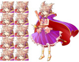 心綺楼神子様立ち絵 表情差分