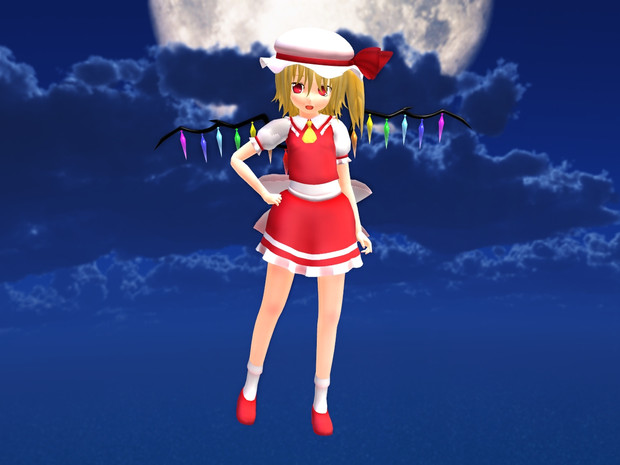 東方mmd フランドール スカーレット Ver1 01 クレサト さんのイラスト ニコニコ静画 イラスト