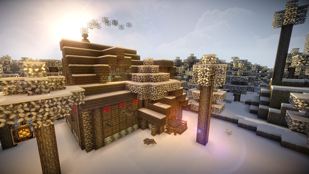 Minecraft 雪国の別荘 Miyana さんのイラスト ニコニコ静画 イラスト
