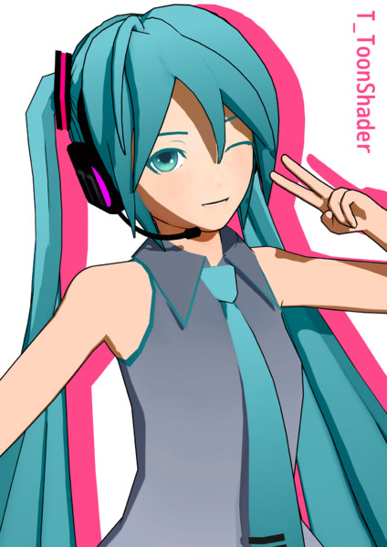 T Toonshader Ver1 0 公開 下っ腹p さんのイラスト ニコニコ静画 イラスト