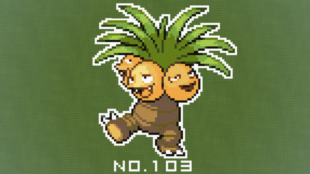 マイクラ ポケモン図鑑no 103 ドット絵 のむちょん さんのイラスト ニコニコ静画 イラスト