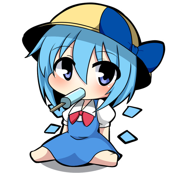 帽子とアイスとチルノ トゥーミ さんのイラスト ニコニコ静画 イラスト