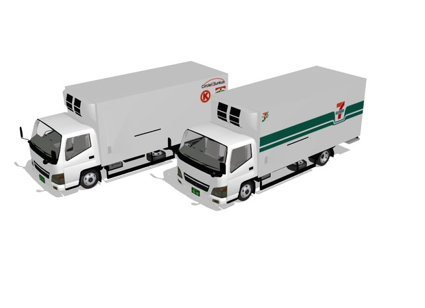 追加品 三菱ふそうキャンター 配送車 配布 Verisuta さんのイラスト ニコニコ静画 イラスト