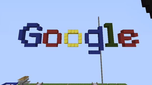 【Minecraft】 Google ロゴ