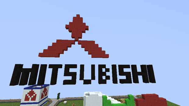 【Minecraft】 MITSUBISHI ロゴ