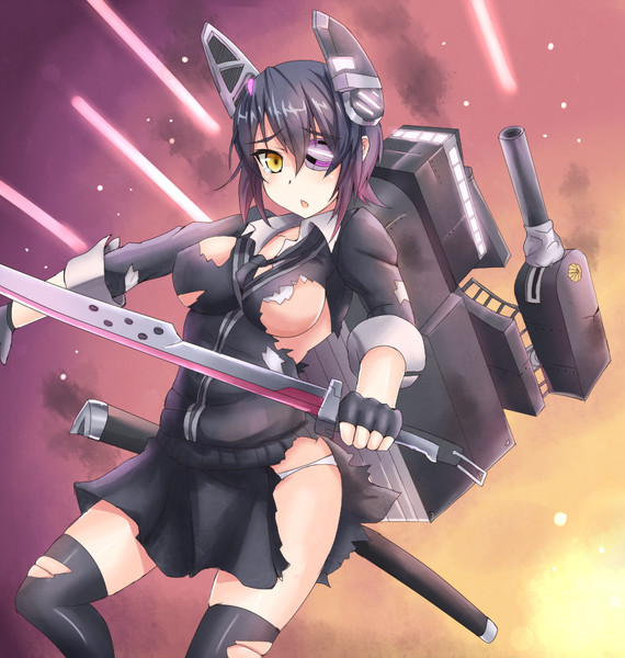 天龍ちゃん服やぶれバージョン スマパン さんのイラスト ニコニコ静画 イラスト